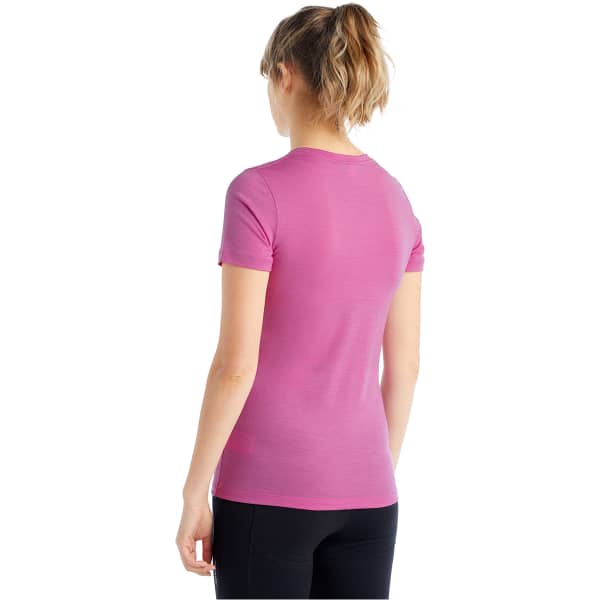 T-shirt randonnée ICEBREAKER W TECH LITE II SS SCOOP TEE CANOPY CAMPE COSMIC