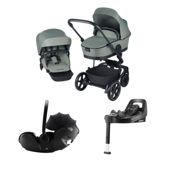 Easywalker Harvey 5 Kinderwagen | Britax Romer Autostoel | Base
