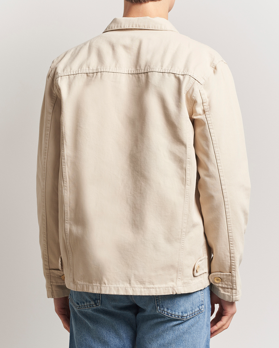 Armor-lux Veste Pecheur Heritage Overshirt  Oyster Clair