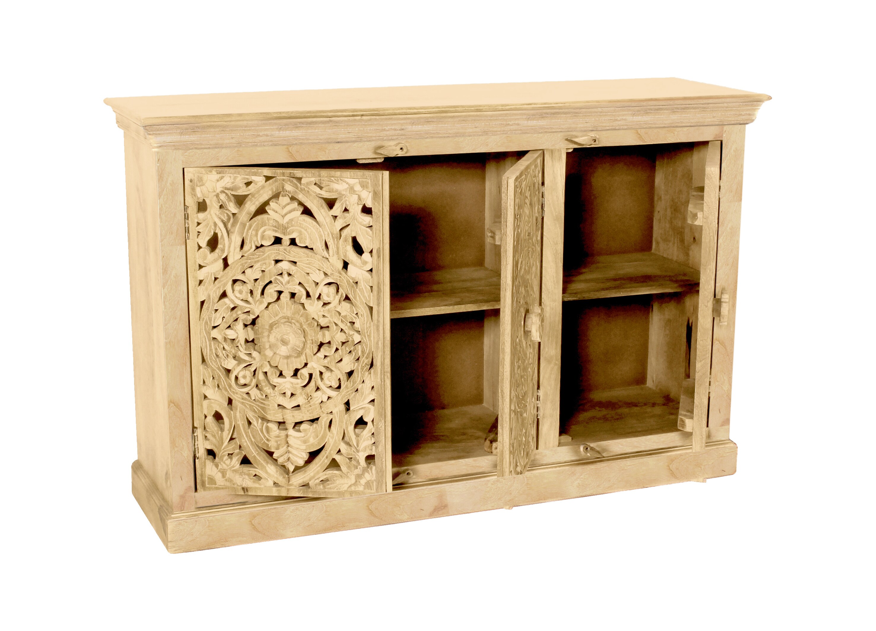 Sideboard Lakadee Mangoholz Kommode Wohnzimmer Esszimmer Schrank Highboard