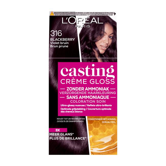 L'Oréal Paris Casting Crème Gloss Haarverf 316 Blackberry Violet Bruin
