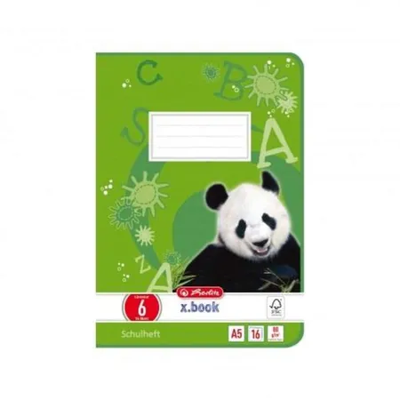 Herlitz Heft A5 Lin. 6 FSC-Mix blanko, 16 Blatt