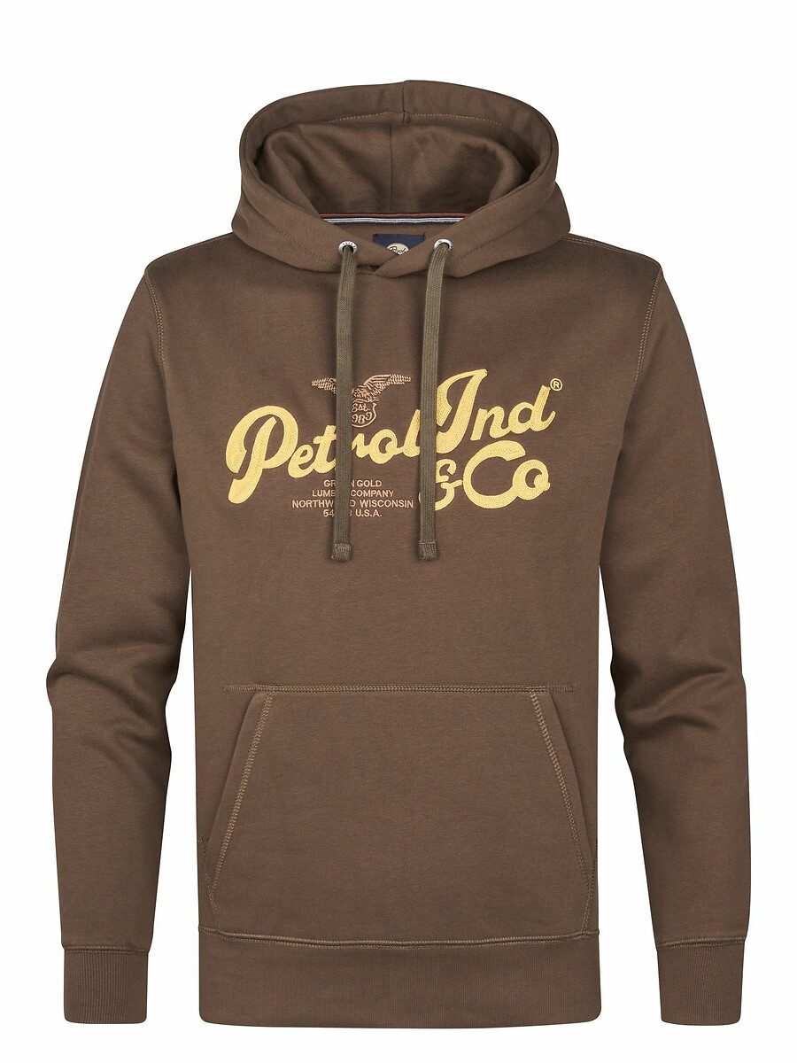 INDÚSTRIAS PETROLÍFERAS<br>Moletom com Capuz Estampado
