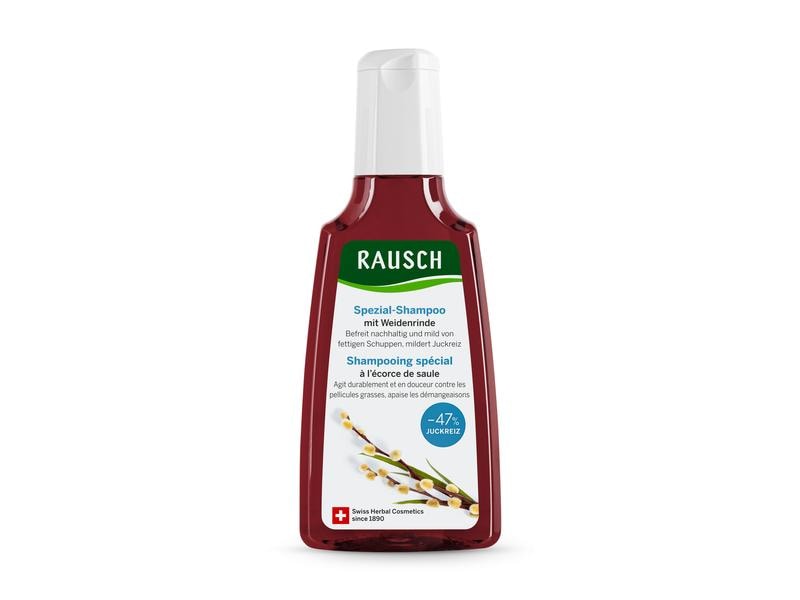 RAUSCH Shampoo Weidenrinde Spezial 200 ml Anti-Schuppen Shampoo hilft bei fettigen Schuppen und Juckreiz