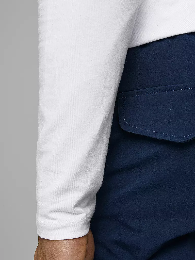 JACK & JONES Basic Langarmshirt weiss
