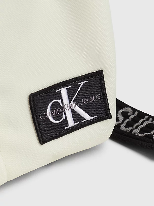 Bolsa de ombro infantil em lona com logotipo