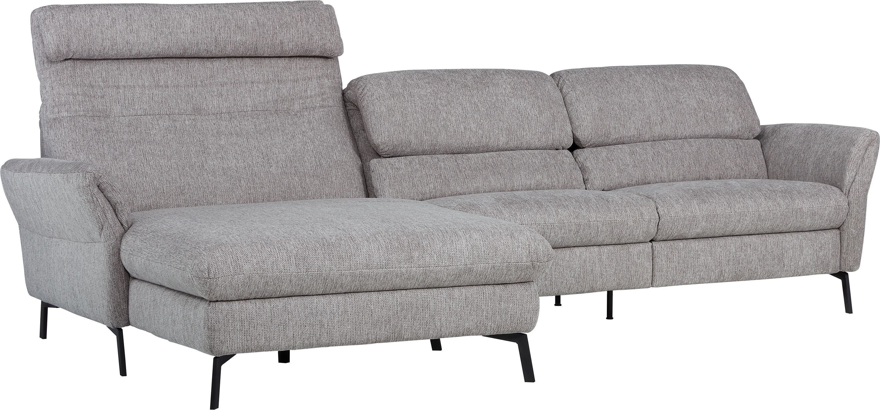 SEBO Ecksofa - Grau / B: 284.0 cm x T: 161.0 cm x H: 84.0 cm