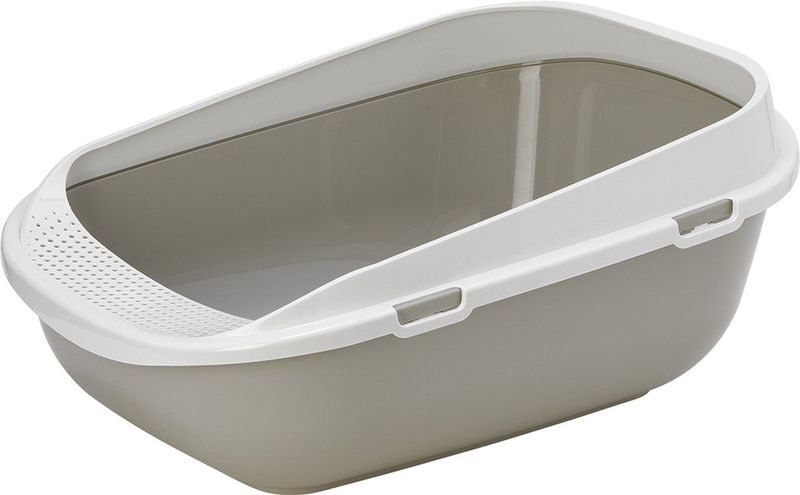 Kattenbak - 65 cm - Voor Grote Katten Tot 9 kg - Hoogte 20 cm - Vuilafstotende Rand