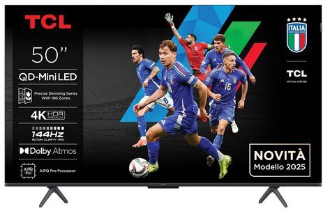 TCL - 50C6K QD-MiniLED - Televisie - 50 Inch - 4K UHD - Smart TV