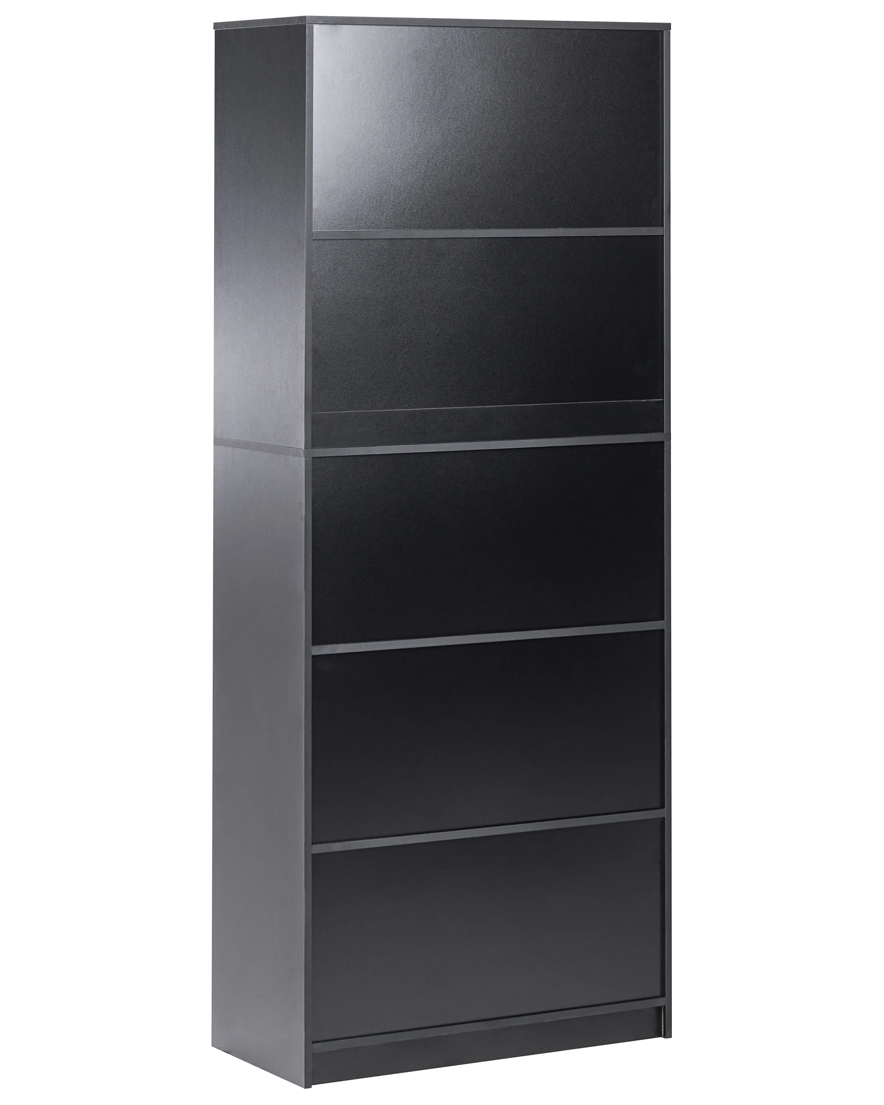 Boekenkast met 5 planken ZEHNA 197 cm Zwart