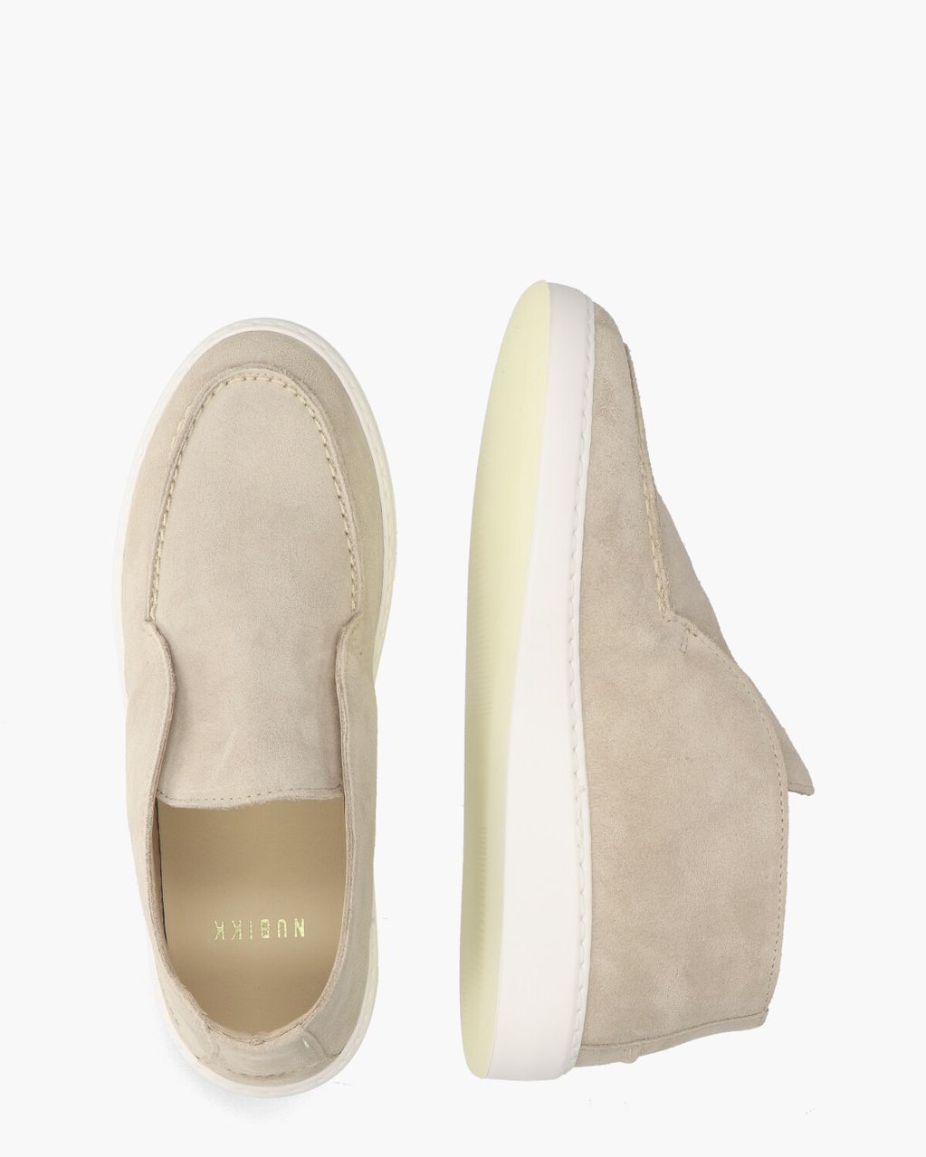 Nubikk Jiro Suo Beige Damesloafers