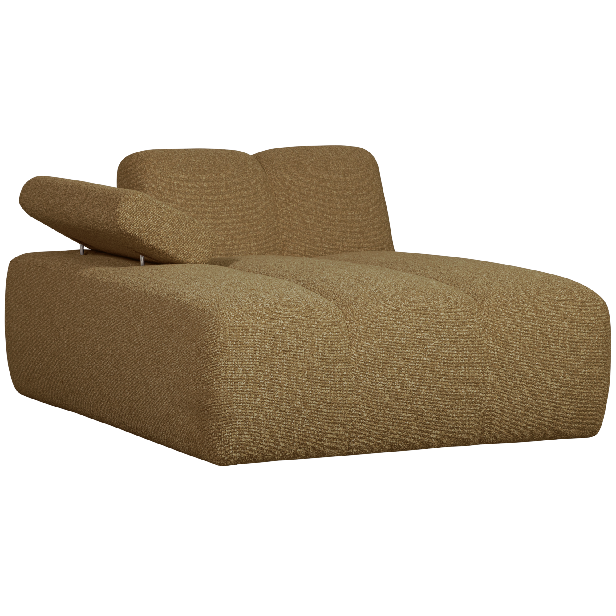 Chaise Longue Mojo Element Mojo Chaise Longue Element Links - Bouclé - Geel/Bruin Melange