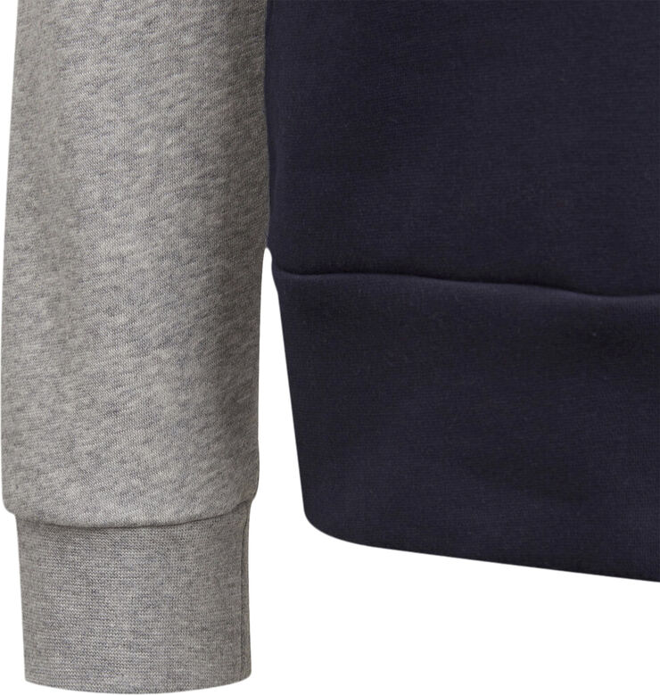 adidas Linear Colourblock Fleece hættetrøje Grå