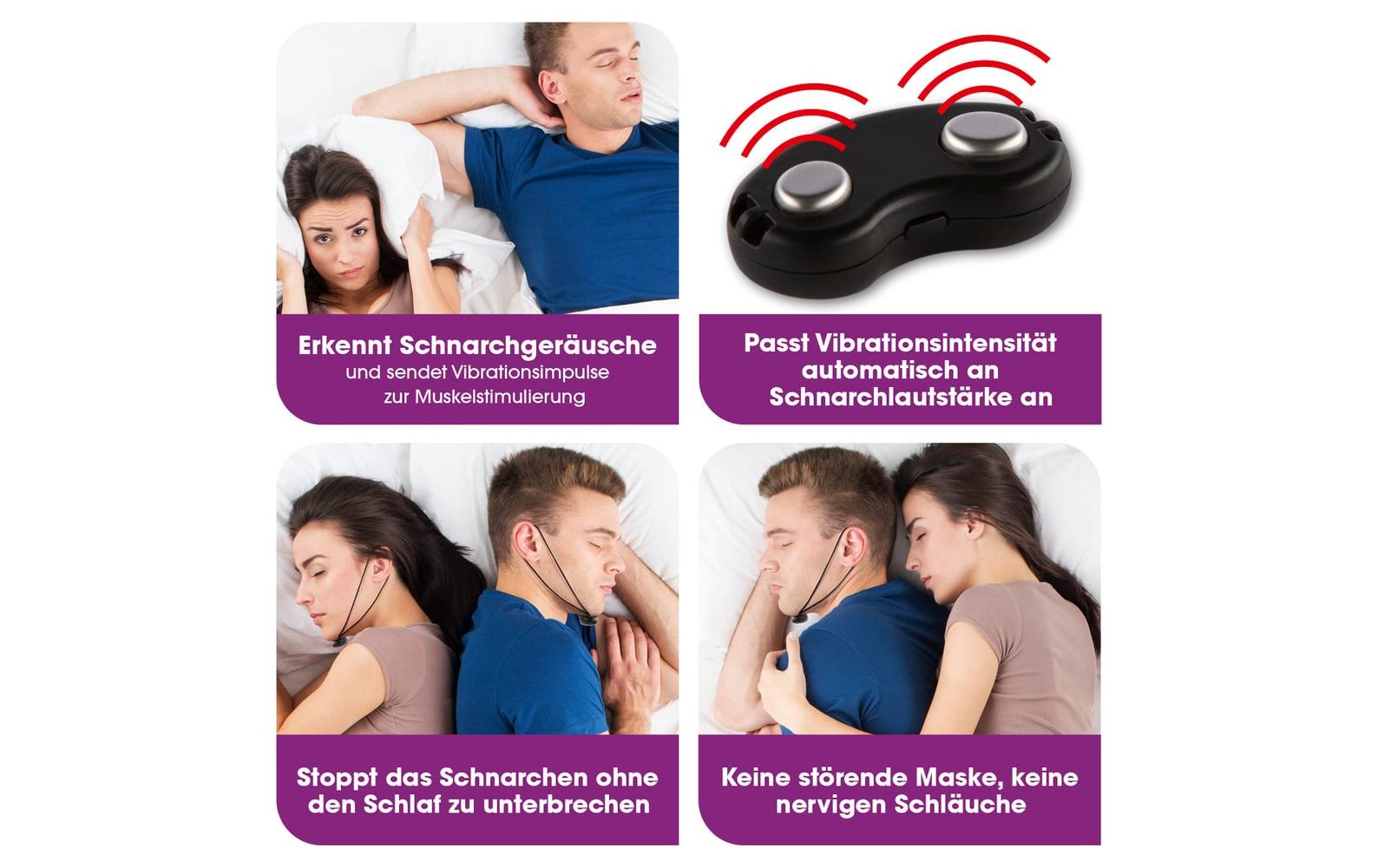 Anti-Schnarch-Gerät SchwarzSchnarchstopper