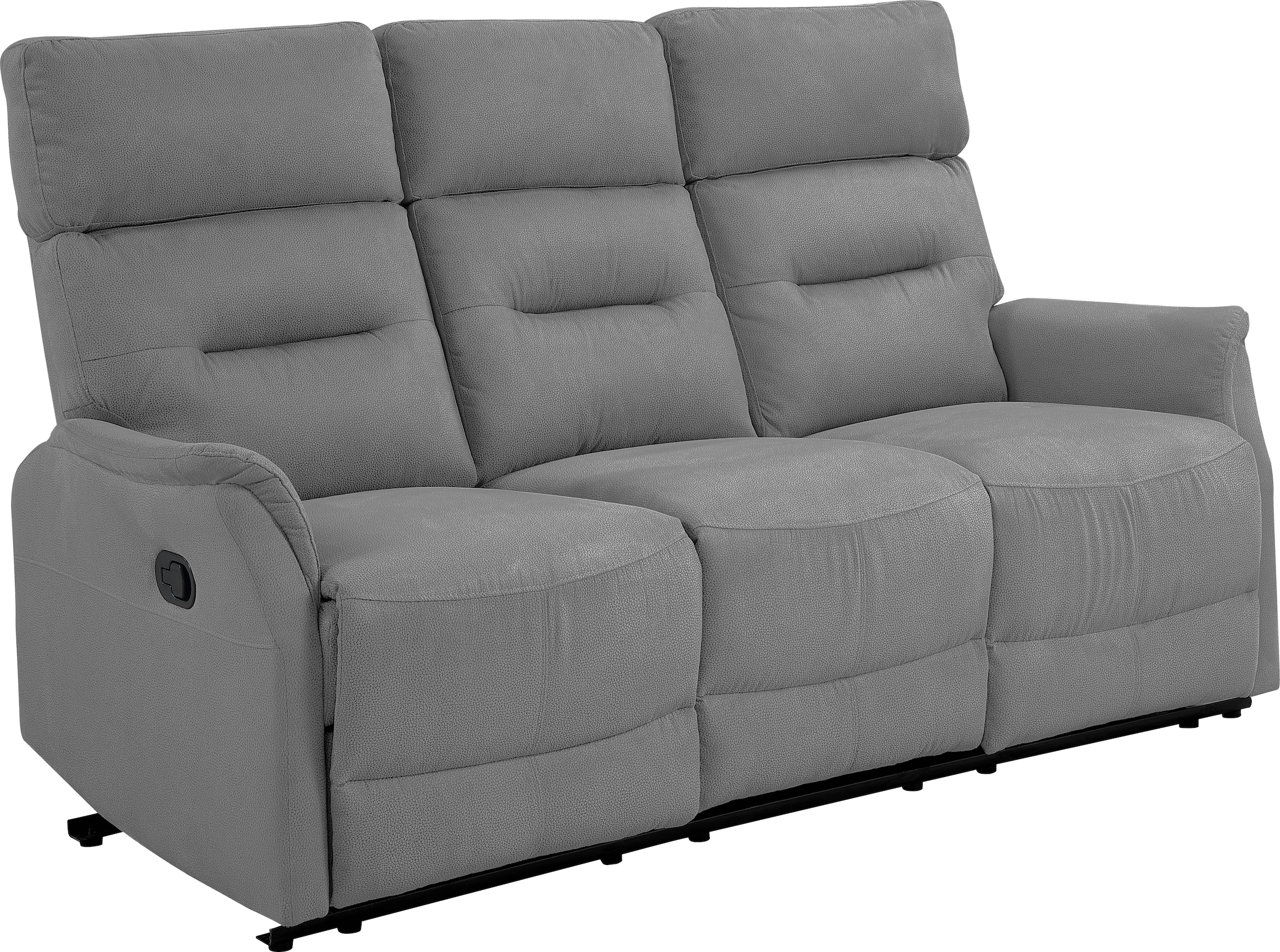 ATLANTIC home collection 3-Sitzer »Falk« Zwei Relaxfunktionen, klappbare Konsole mit Getränkehalter