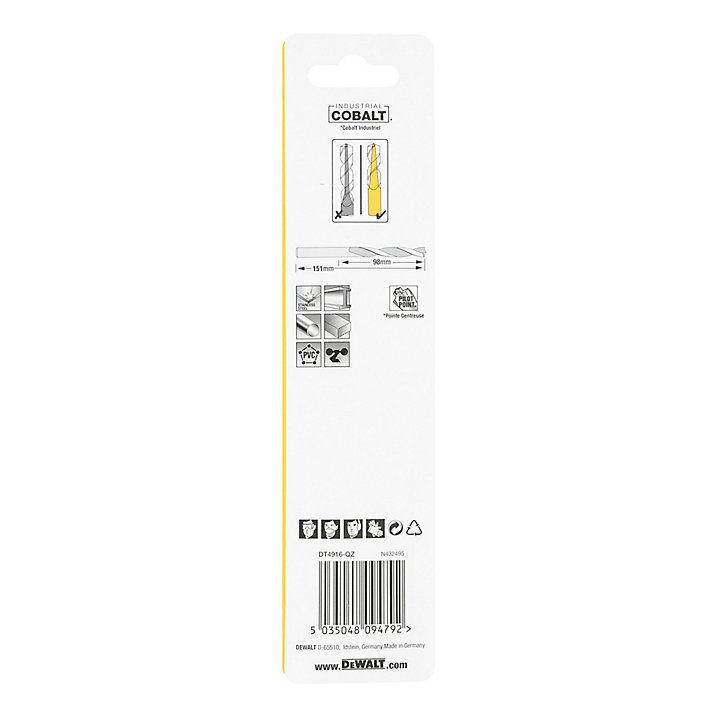 Foret métal ø 12x151 mm DeWalt Extreme