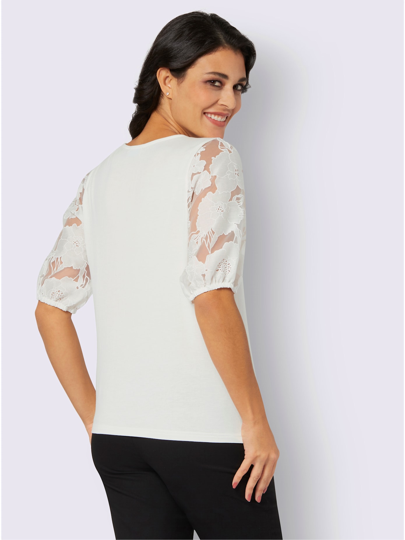 T-shirt manches courtes avec superbe motif dévoré