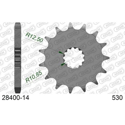 Kit chaine AFAM 530 Type Acier