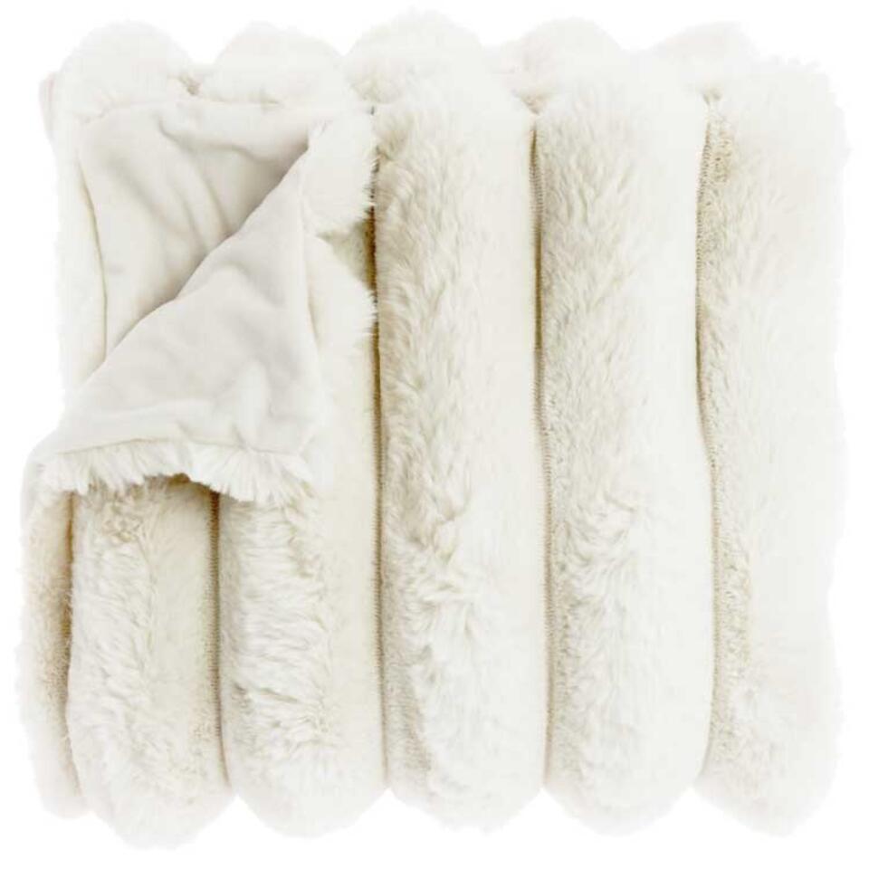 Unique Living - Plaid Liebe Dove White -150x200cm