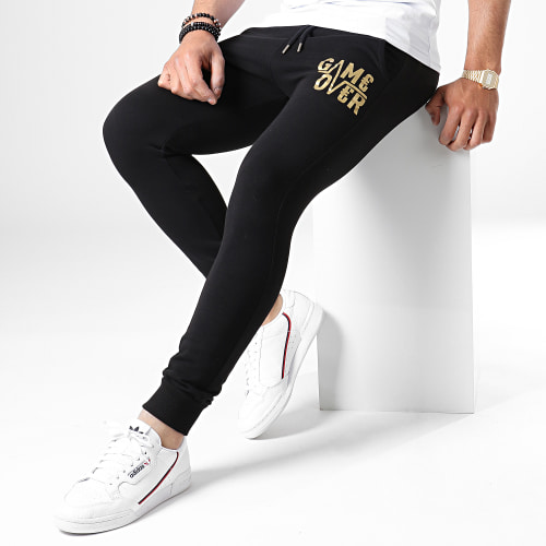 Pantalon Jogging Game Over Noir Or