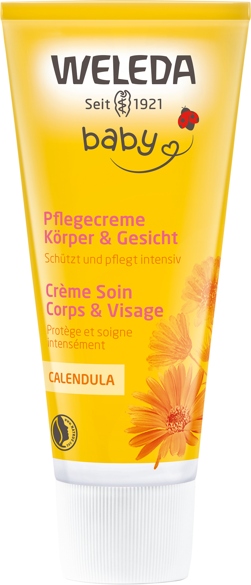 Weleda BABY Pflegecreme Körper & Gesicht Creme Calendula Tb 75 ml