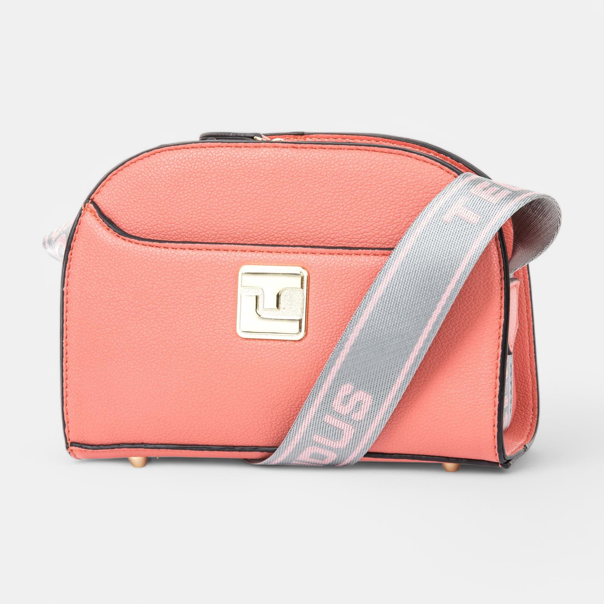 Sac bandoulière corail