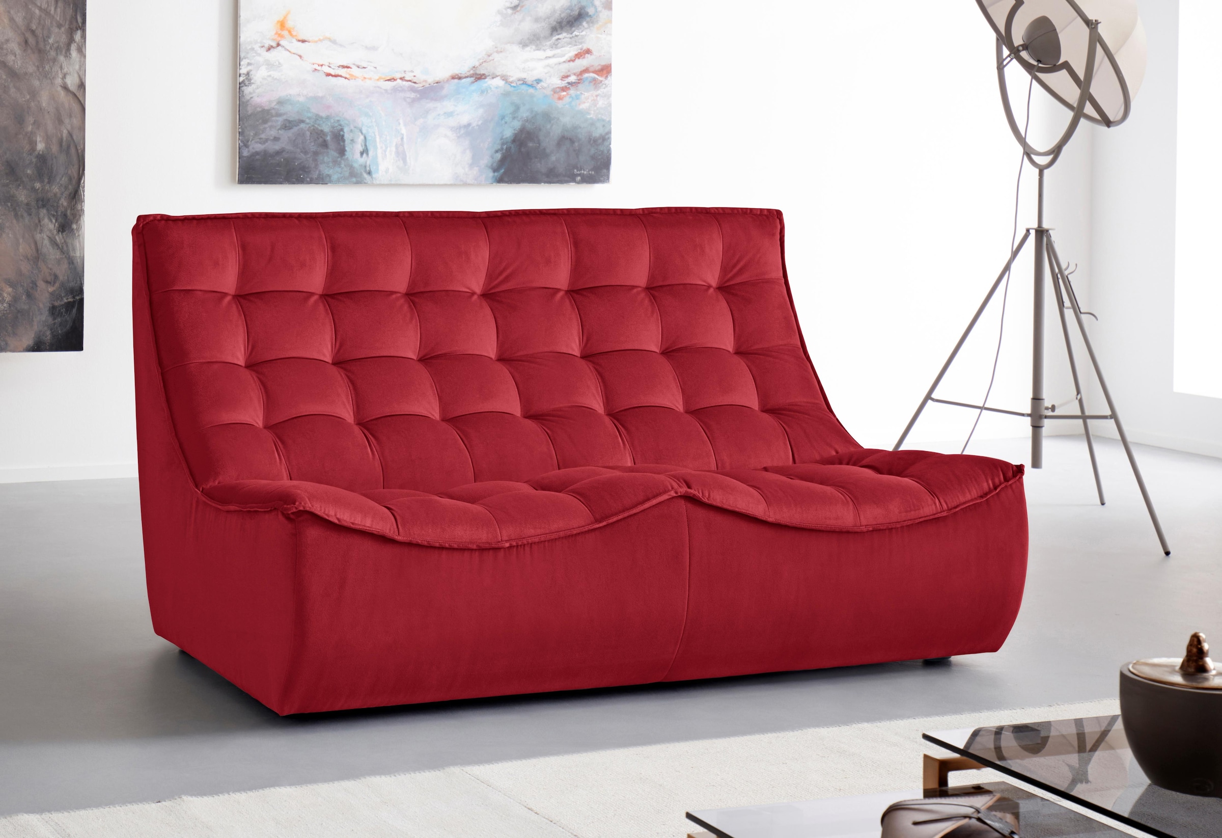 CALIA ITALIA 2-Sitzer »Banjo, italienisches Doppelsofa, als 2-Sitzer oder als Modulsofa« Design und Komfort im Einklang,