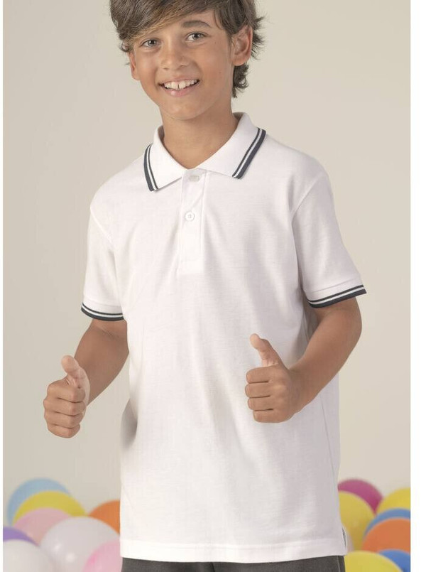 JHK JK205K - Polo enfant contrasté