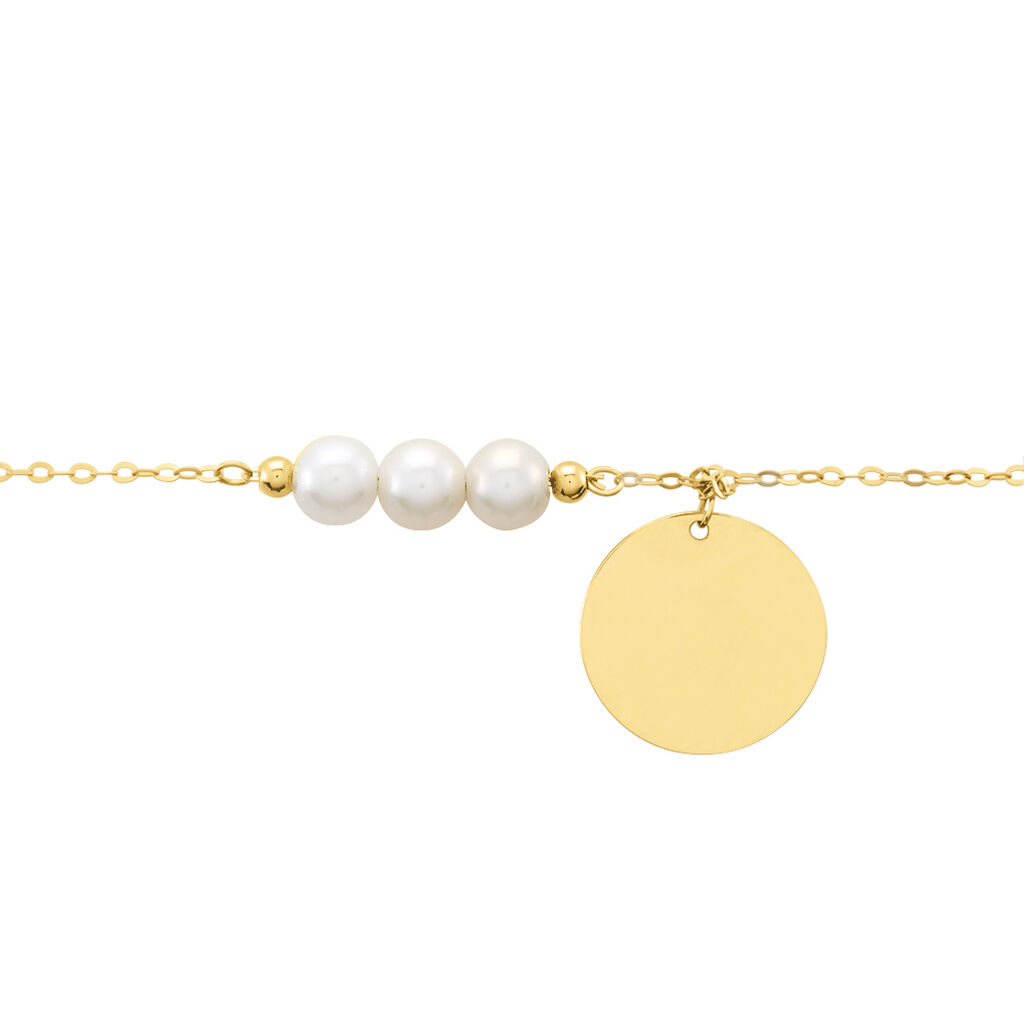 Bracelet Or Jaune Loreto Perles De Culture