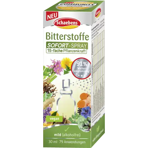 Bitterstoffe SOFORT-Spray mild