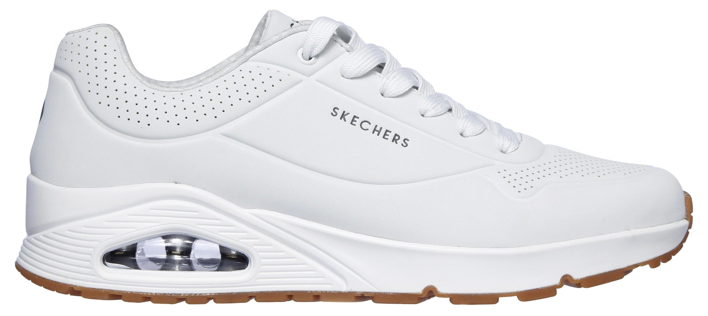 Skechers Sneaker »Uno - Stand on Air«  Freizeitschuh, Halbschuh, Schnürschuh mit Air-Cooled Memory Foam