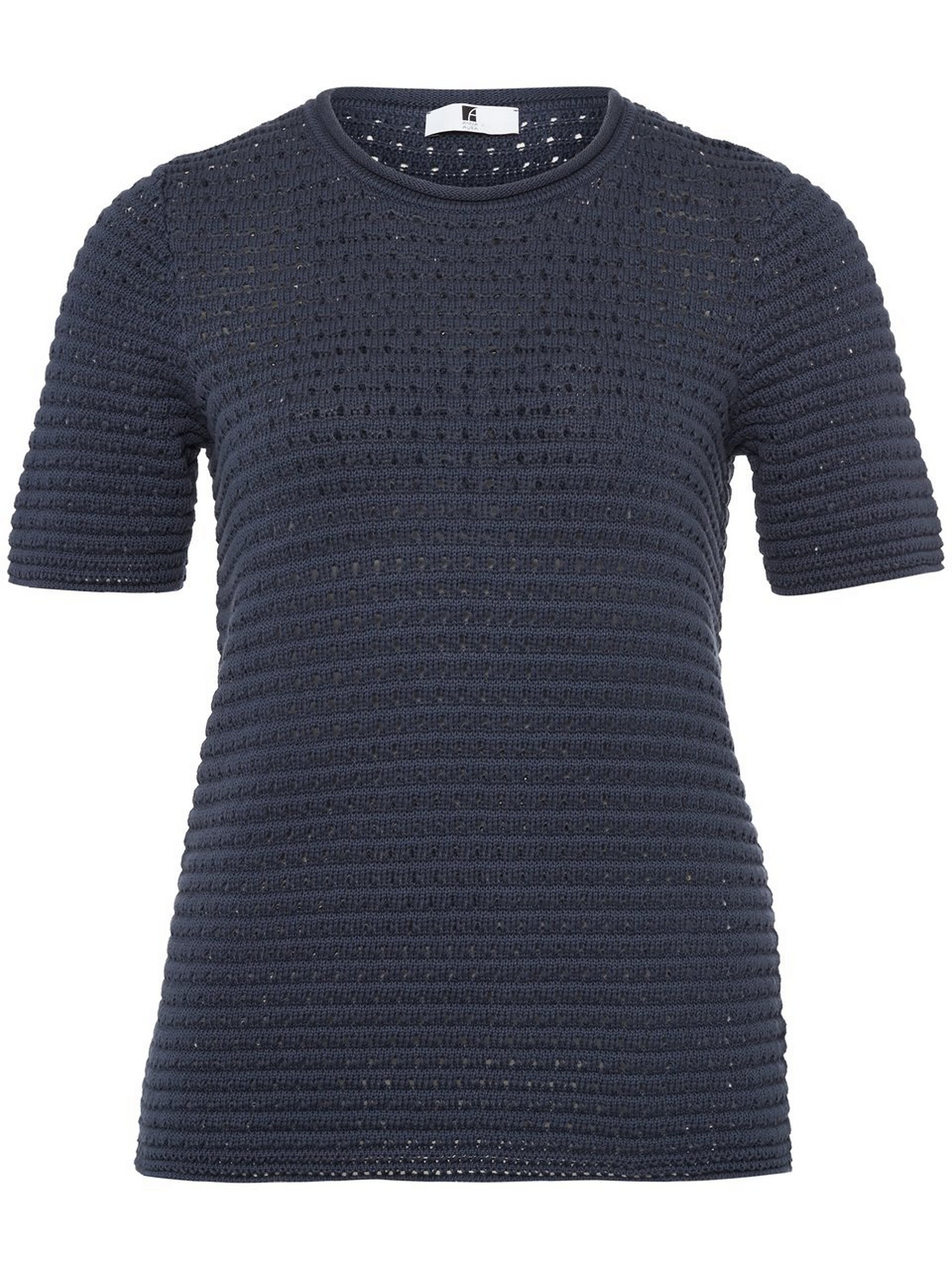 Rundhals-Pullover mit 1/2-Arm