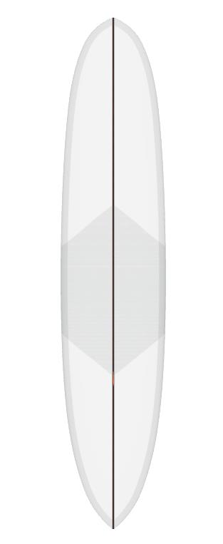Christenson Surfboards The Cliff Pin - Clear   Volan   Polish - 9'0