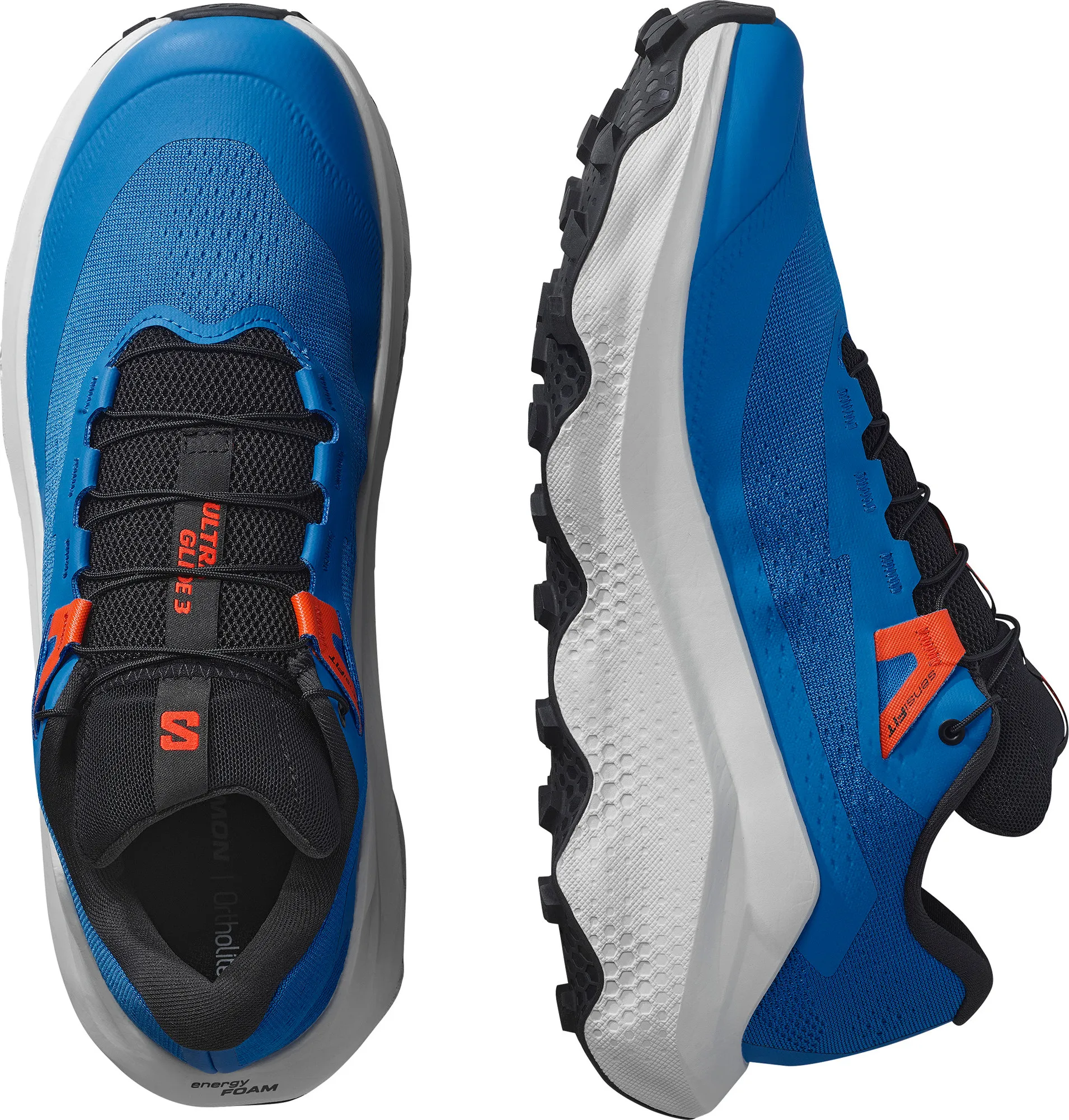 Salomon Men's Ultra Glide 3 French Blue/lunar Rock/cherry Tomat