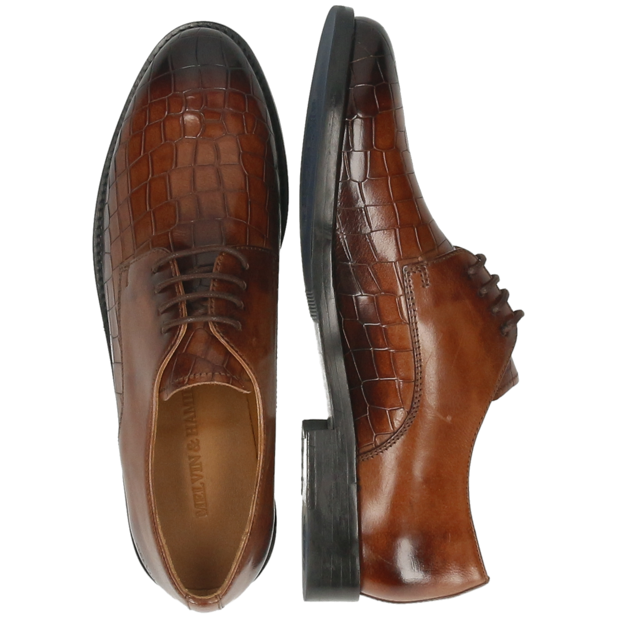 SELINA 55 - Derbies à talon plat | Marron