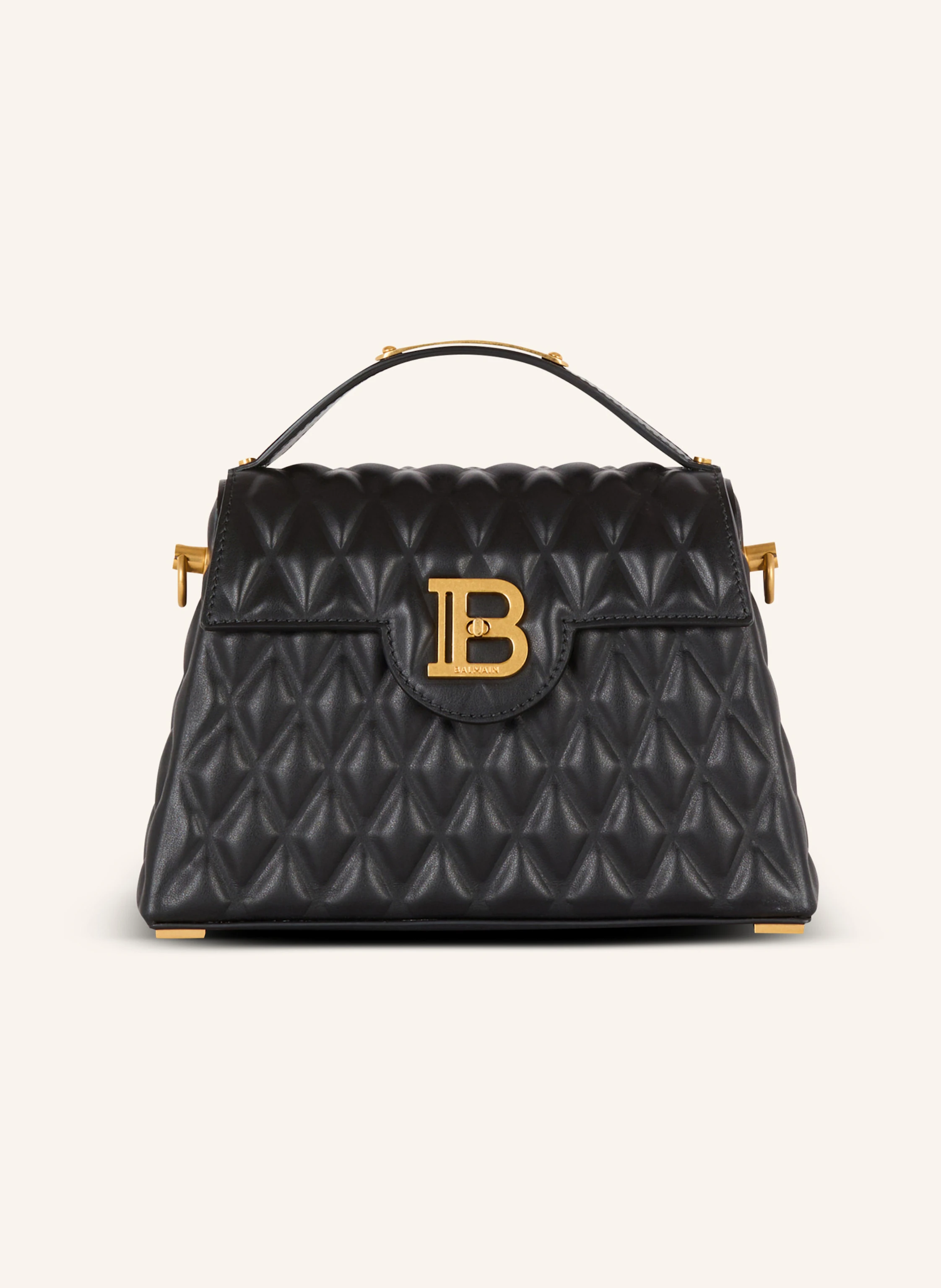 BALMAIN Tasche B-Buzz Dynasty aus gestepptem Kalbsleder