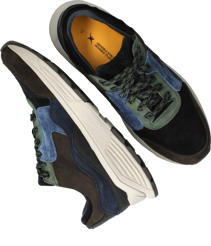 Xsensible Golden Gate Stretchwalker Sneakers Grijs Heren