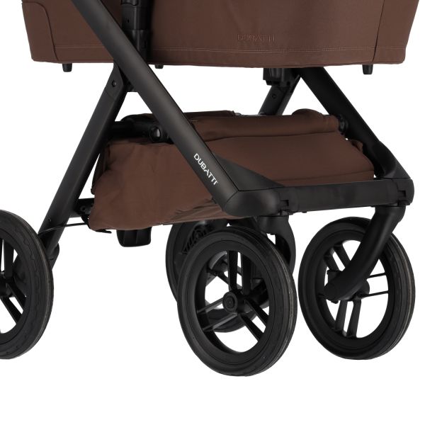 Dubatti One E6 Kinderwagen 2-in-1 - Dark Brown / Walnut Brown