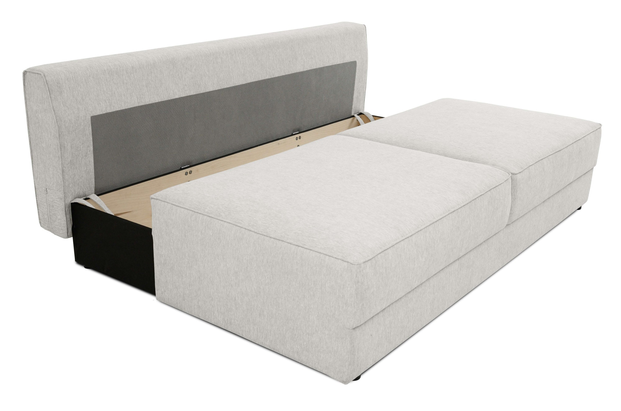 GOODproduct Schlafsofa »Simonton 3-Sitzer, Breite 202 cm« Liegefläche 202x146 cm, inkl. Bettkasten, weicher Struktur-Stoff