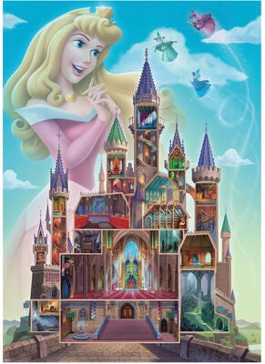 Ravensburger Disney Puslespill Aurora Castle 1000 Brikker