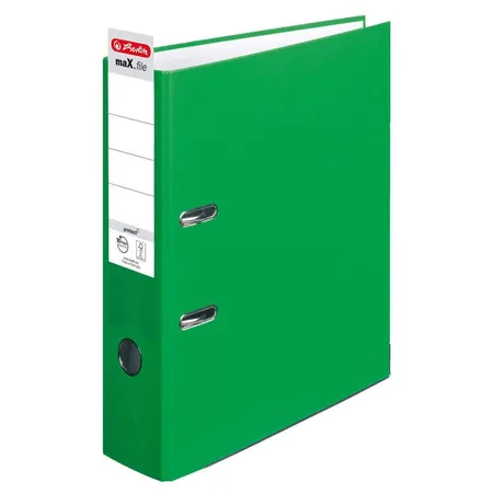 Herlitz Ordner PP A4 8cm FSC-Mix maXfile protect hellgrün
