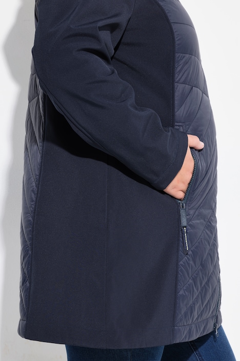 HYPRAR Softshelljacke, wasserabweisend, Kapuze