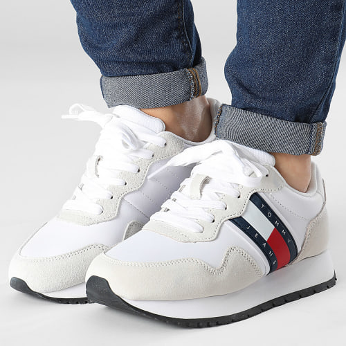 Baskets Femme Runner Material Mix Essential 2510 White