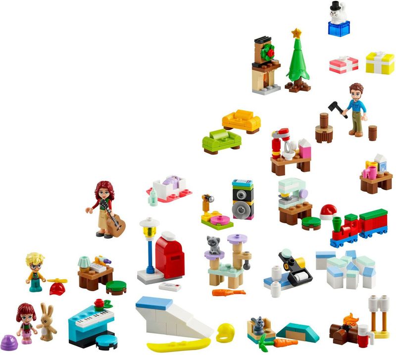 Lego - Adventkalender 2024 - Bouwspel - Multicolor - Inclusief 5 Personages