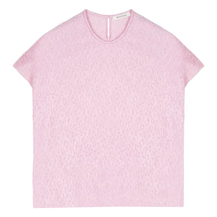 Masscob Top Dana Soie et Coton | Rose