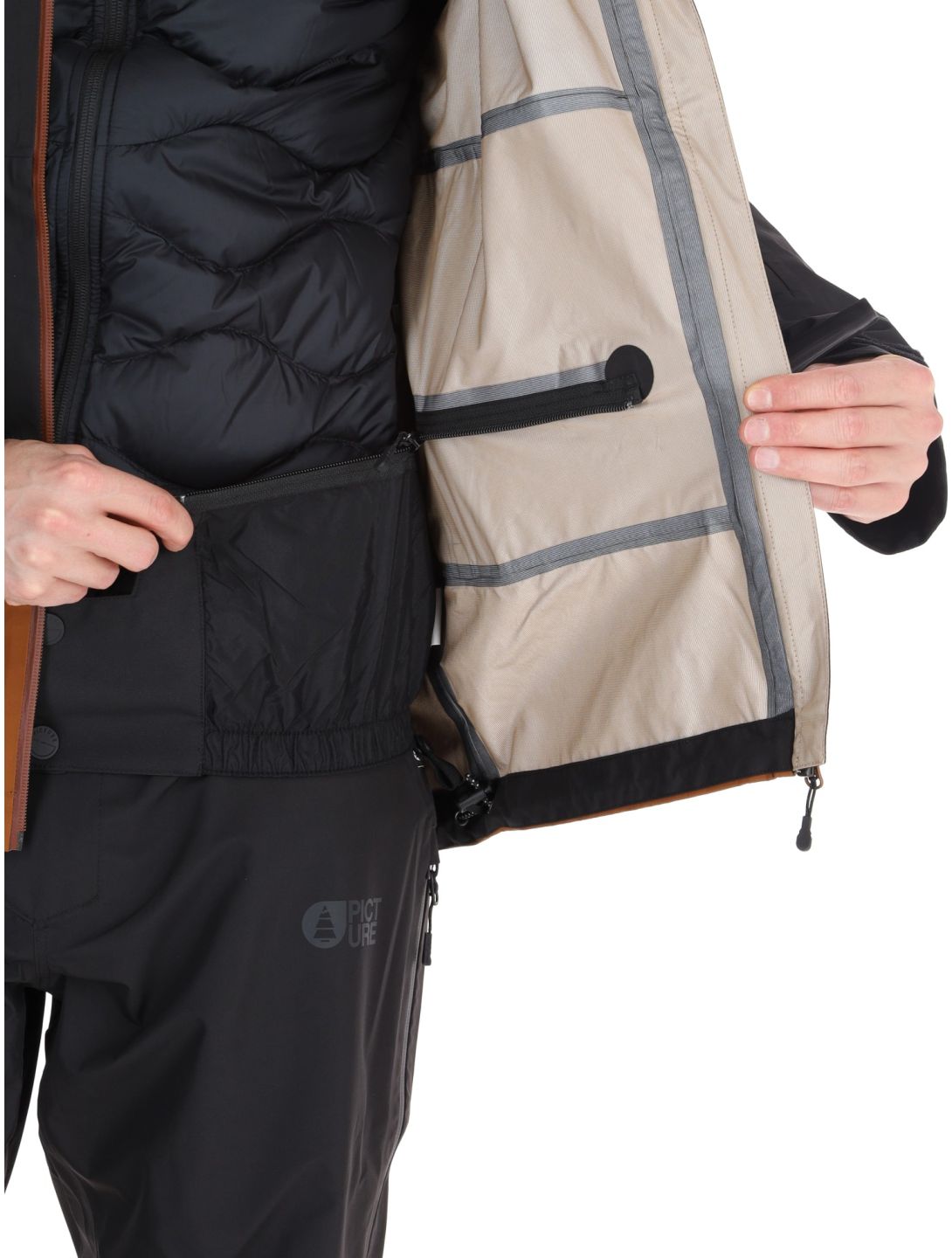 Broader 3L hardshell ski-jas heren