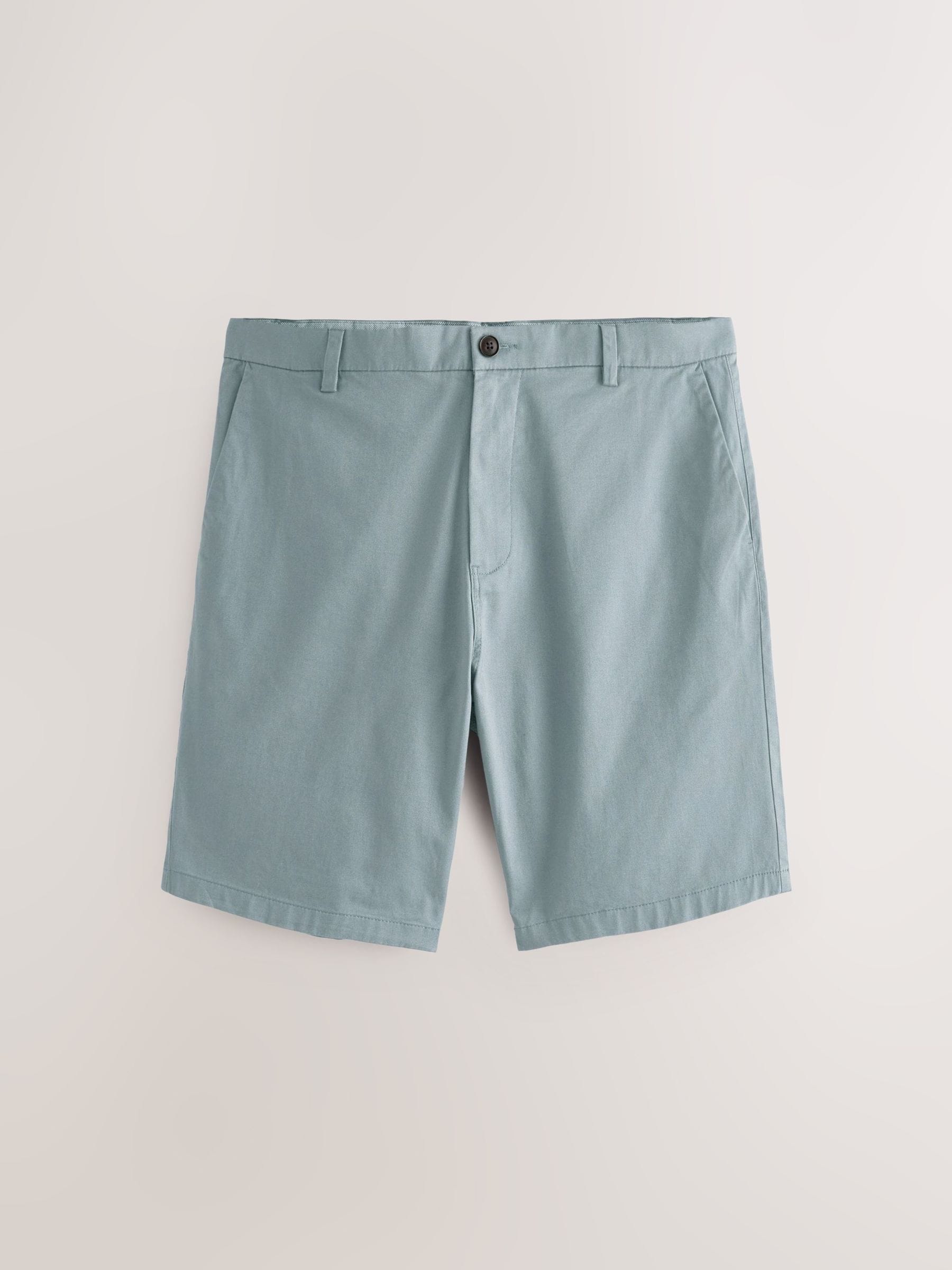 Pastelkleurig - Slim Fit - Set van 4 chinoshorts met stretch