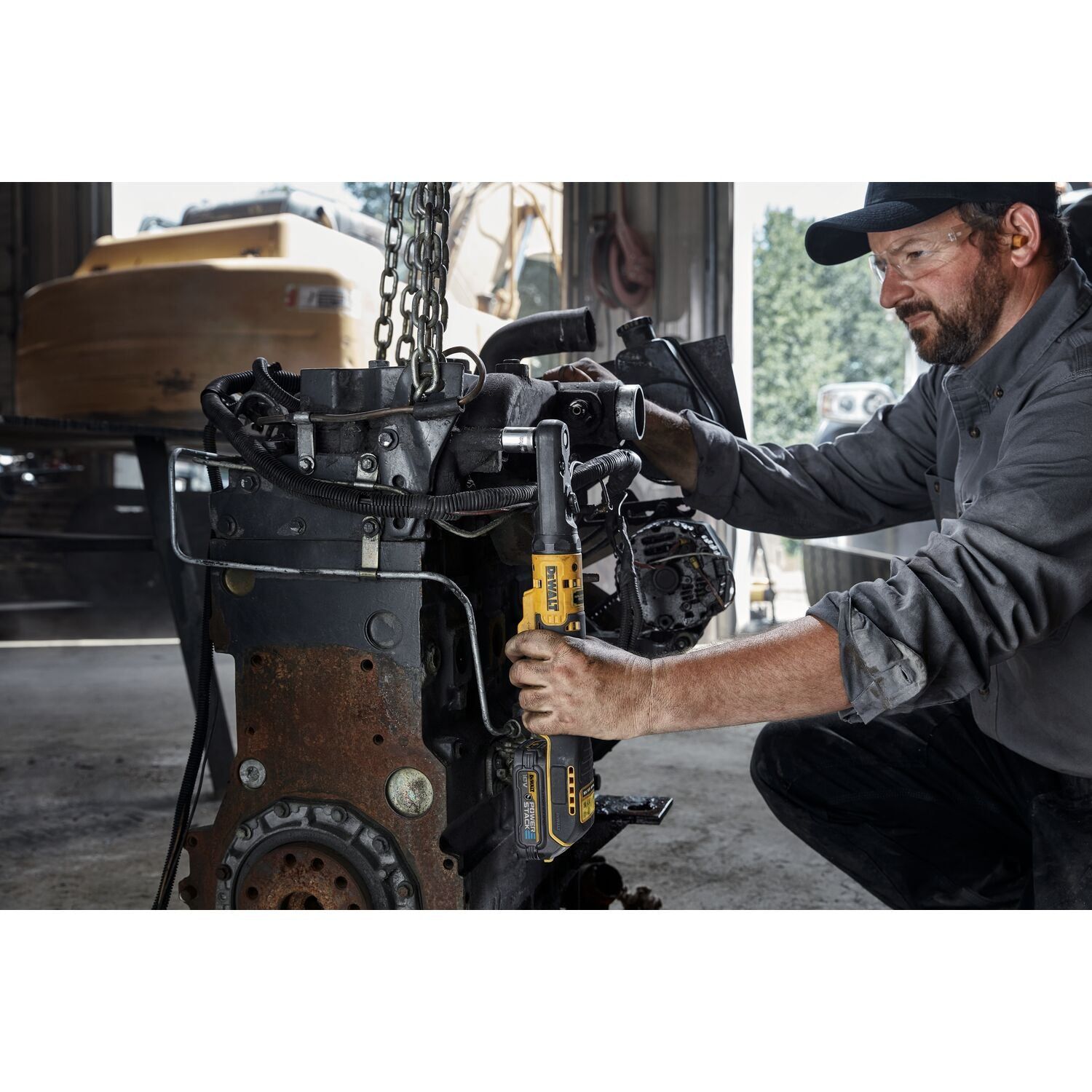 DeWALT DCF510N Accu haakse ratelsleutel 3/8\