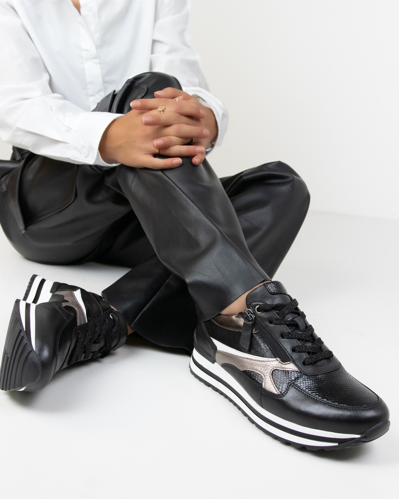 Gabor Lage sneakers  - zwart