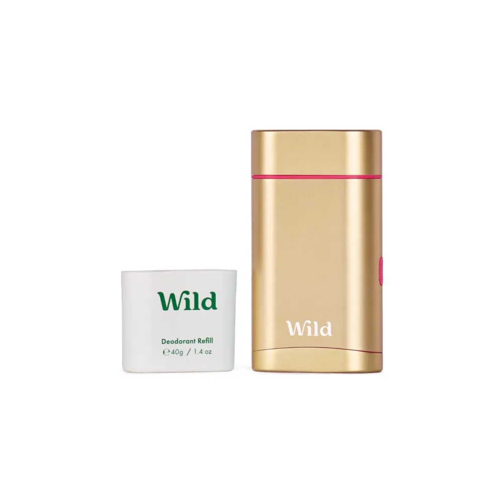 Wild Refillable Natural Deodorant Pomegranate & Pink Peppercorn - 1 stk.
